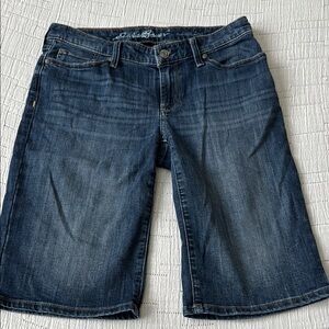 Eddie Bauer Dark Blue Denim Shorts